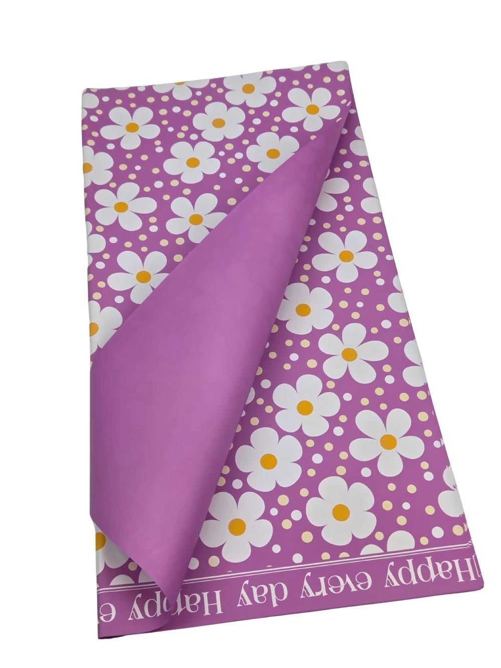 Íves fólia 57*56 cm margaréta virágos - Lila