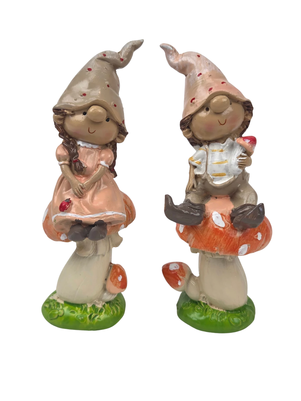 Nagy orrú manó figura gombán 