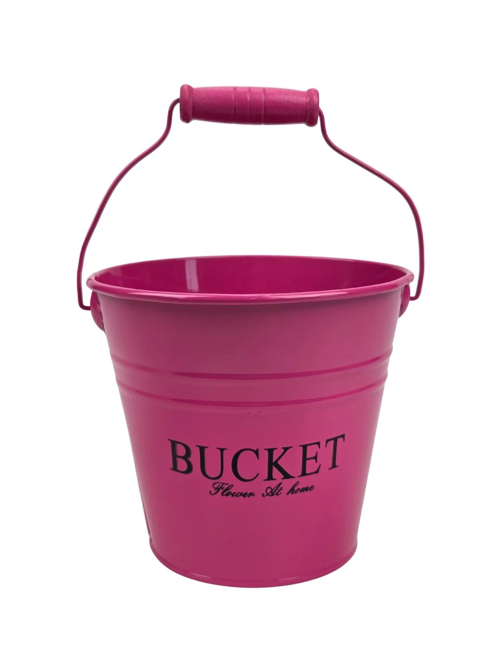 Színes bádog vödör 13 cm BUCKET - Pink
