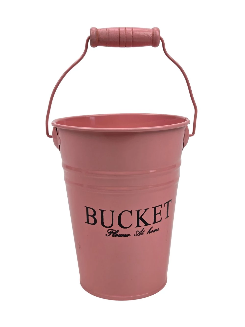 Színes bádog vödör 10 cm magas BUCKET - Barack