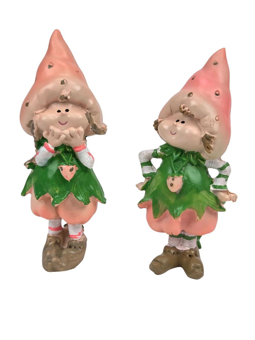 Rózsaszín eper figura