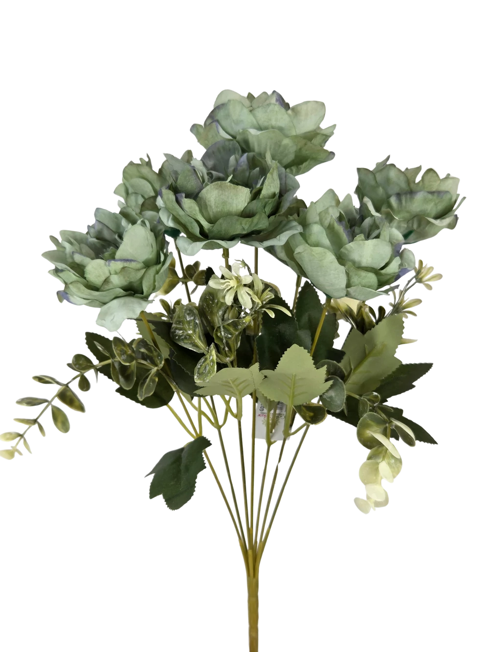 7 fejes peonia csokor - Zöld