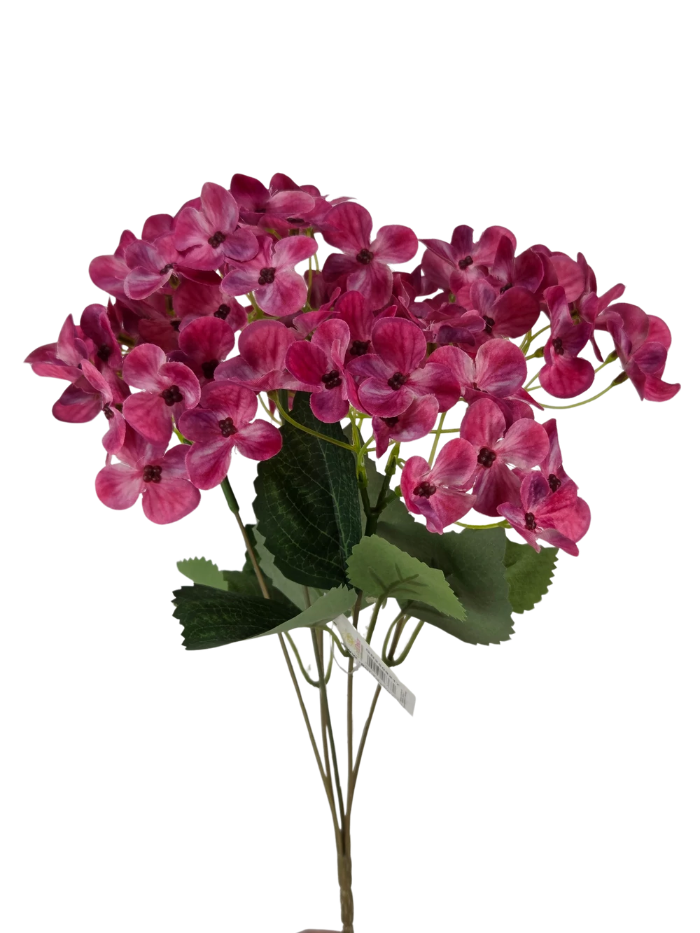 5 fejes hortenzia csokor 36 cm - Pink
