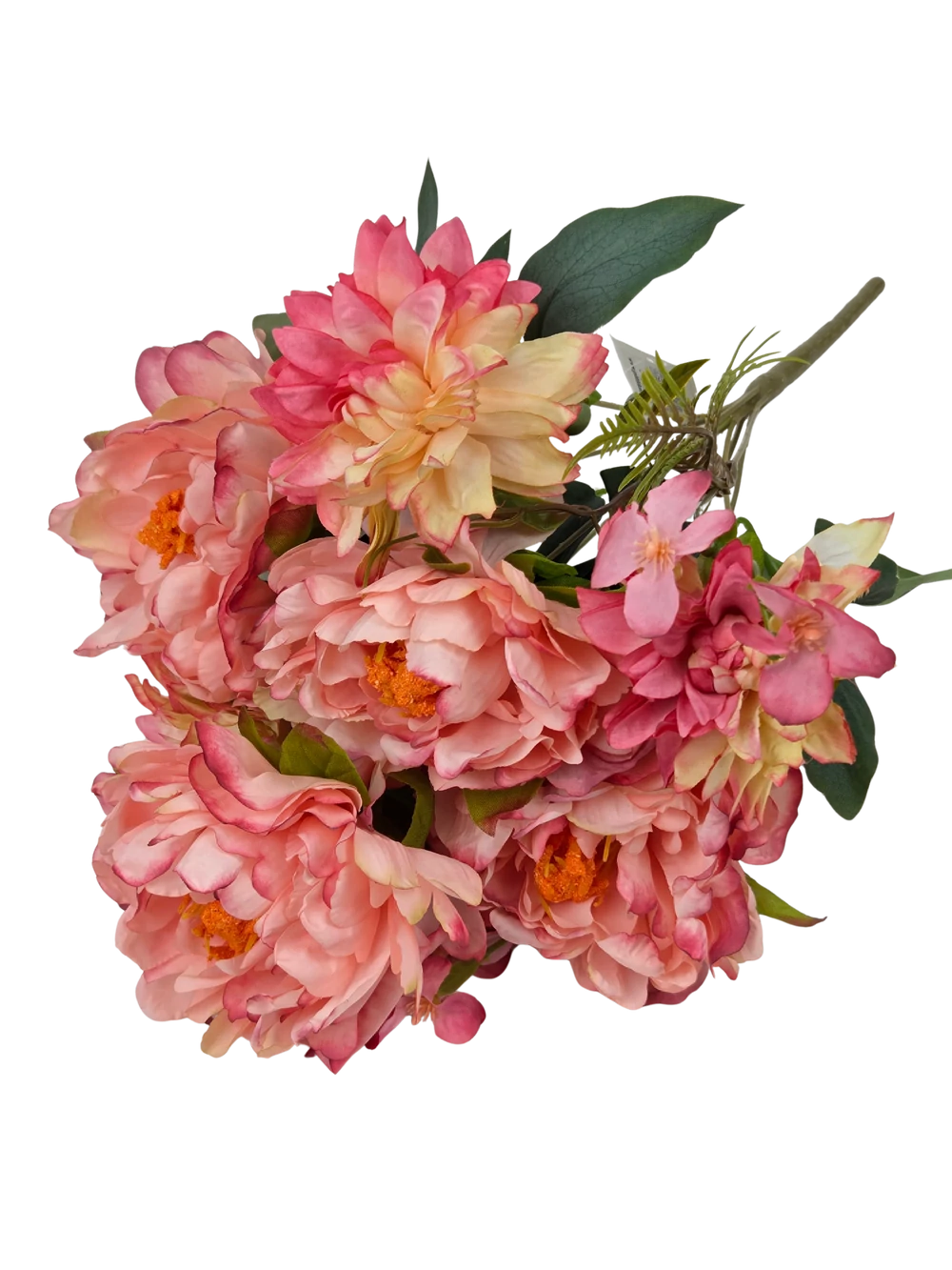 Vegyes peonia csokor dáliával - Cirmos pink