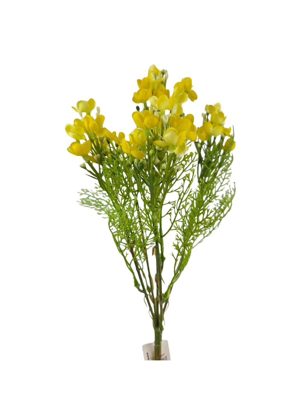 Apró virágos műzöld csokor 1 - Sárga