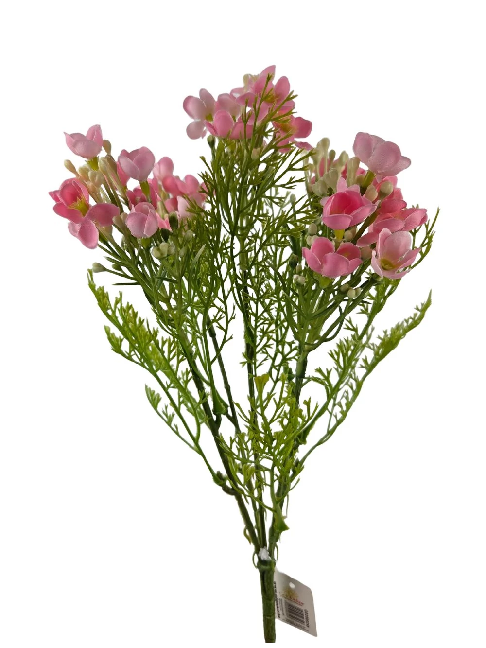 Apró virágos műzöld csokor 1 - Rózsaszín