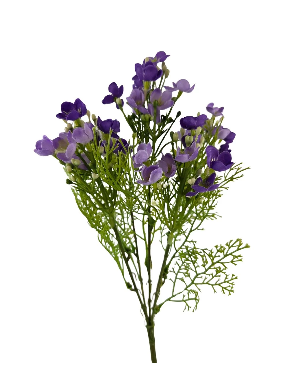 Apró virágos műzöld csokor 1 - Lila