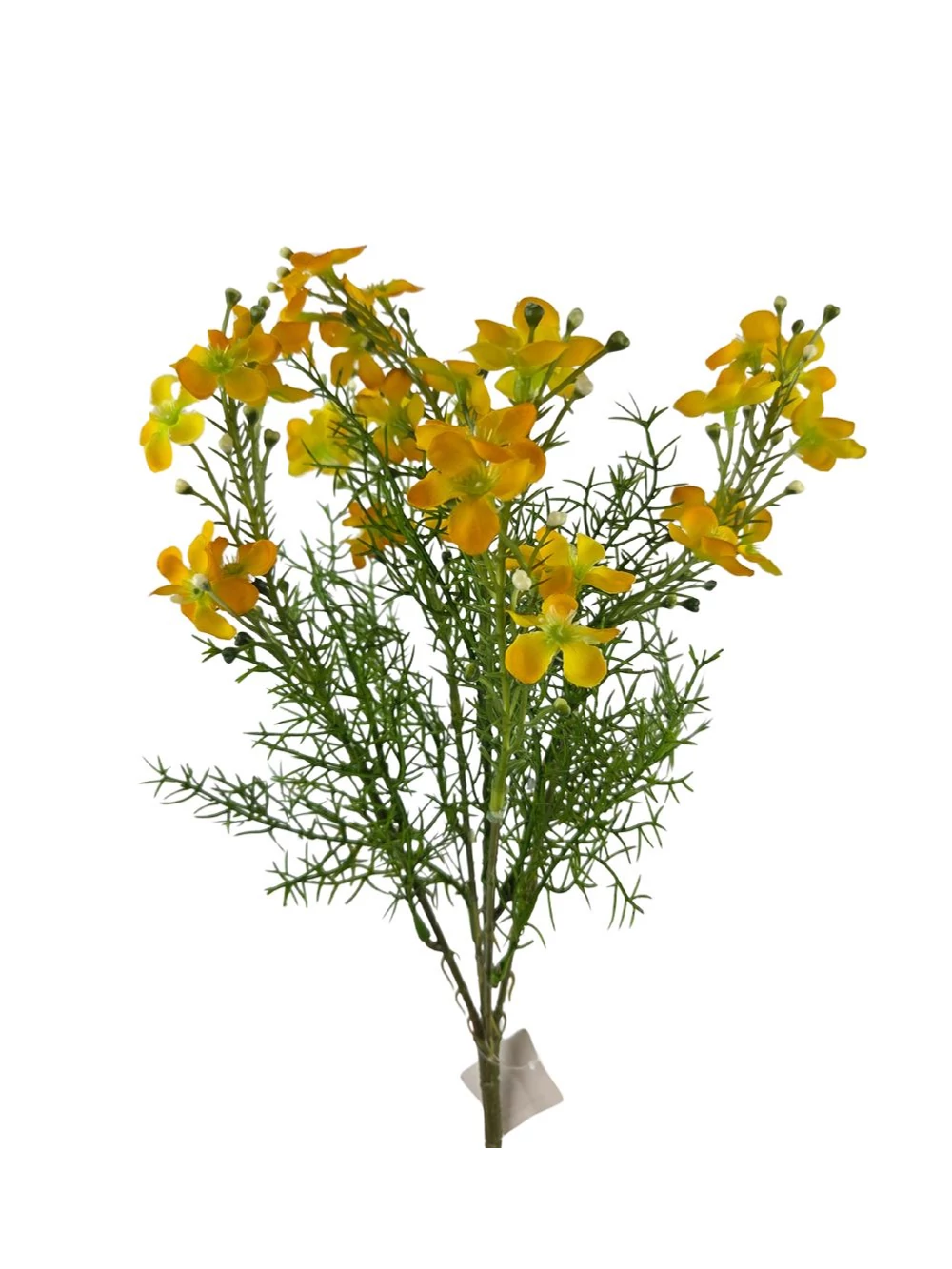 Apró virágos műzöld csokor 2 - Sárga