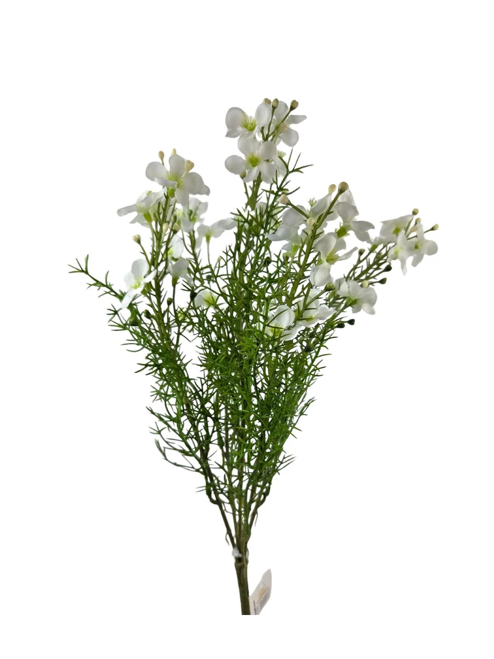 Apró virágos műzöld csokor 2 - Fehér
