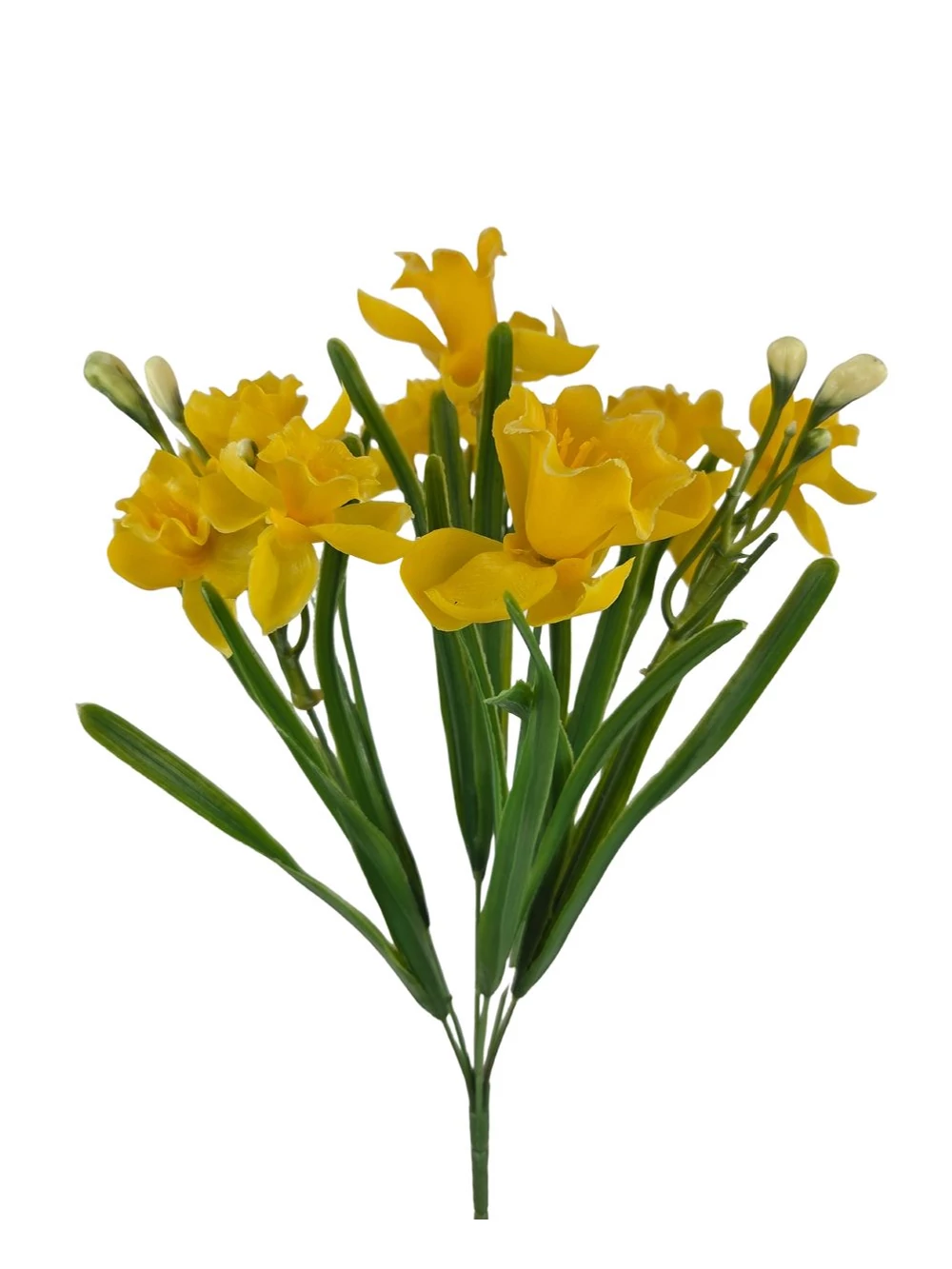 Vegyes virágú gumi nárcisz csokor - Sárga