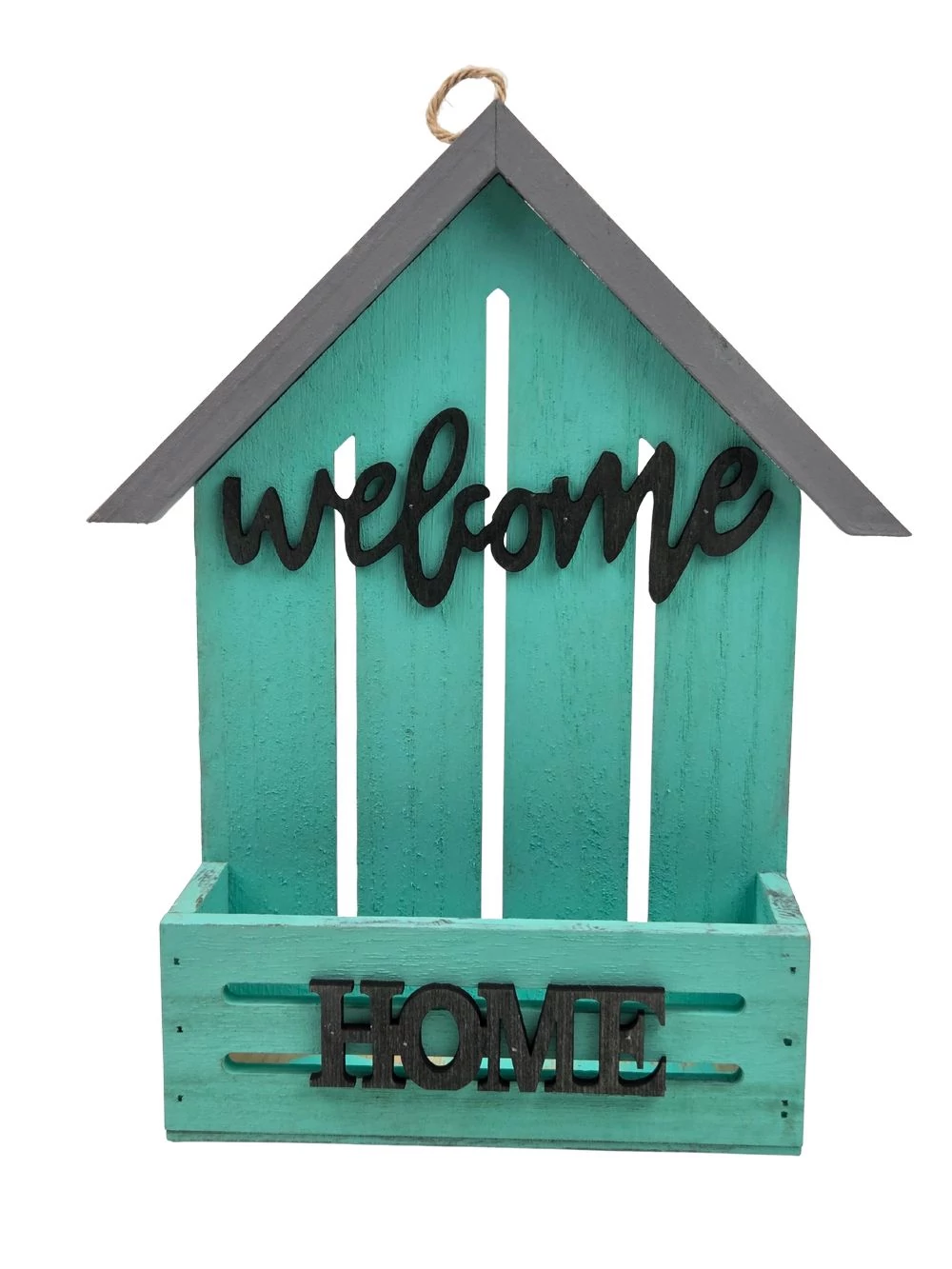 Welcome feliratos faháztartó - Menta