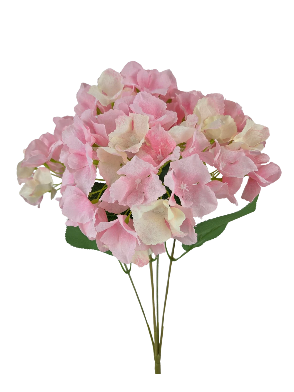 5 fejes hortenzia csokor 50 cm - Rózsaszín