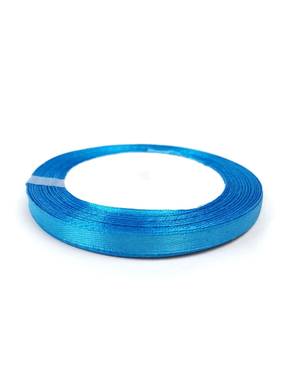 6 mm-es szatén szalag - Türkiz