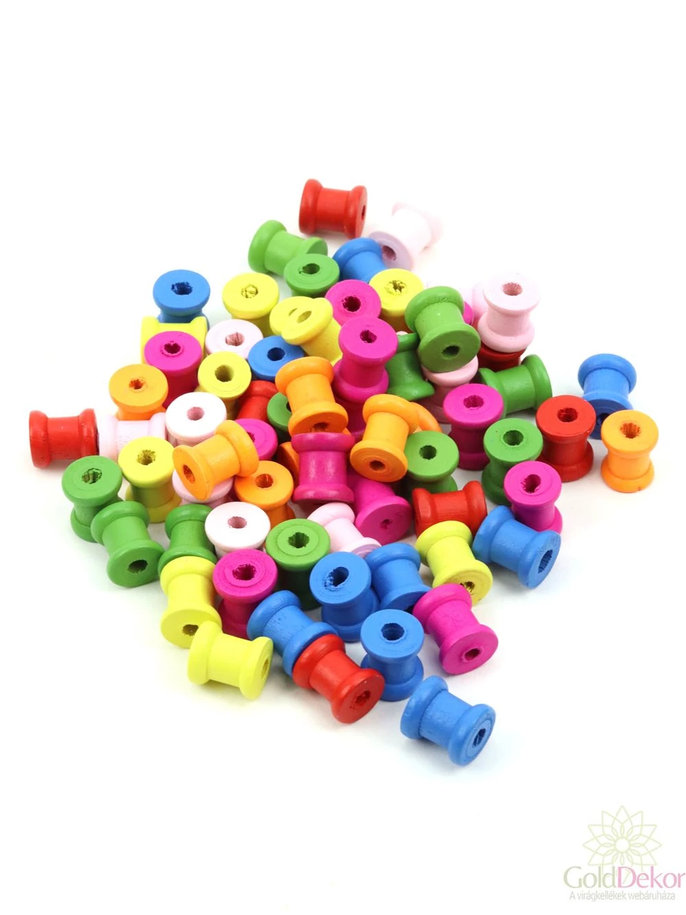 Fa spulni kicsi színes