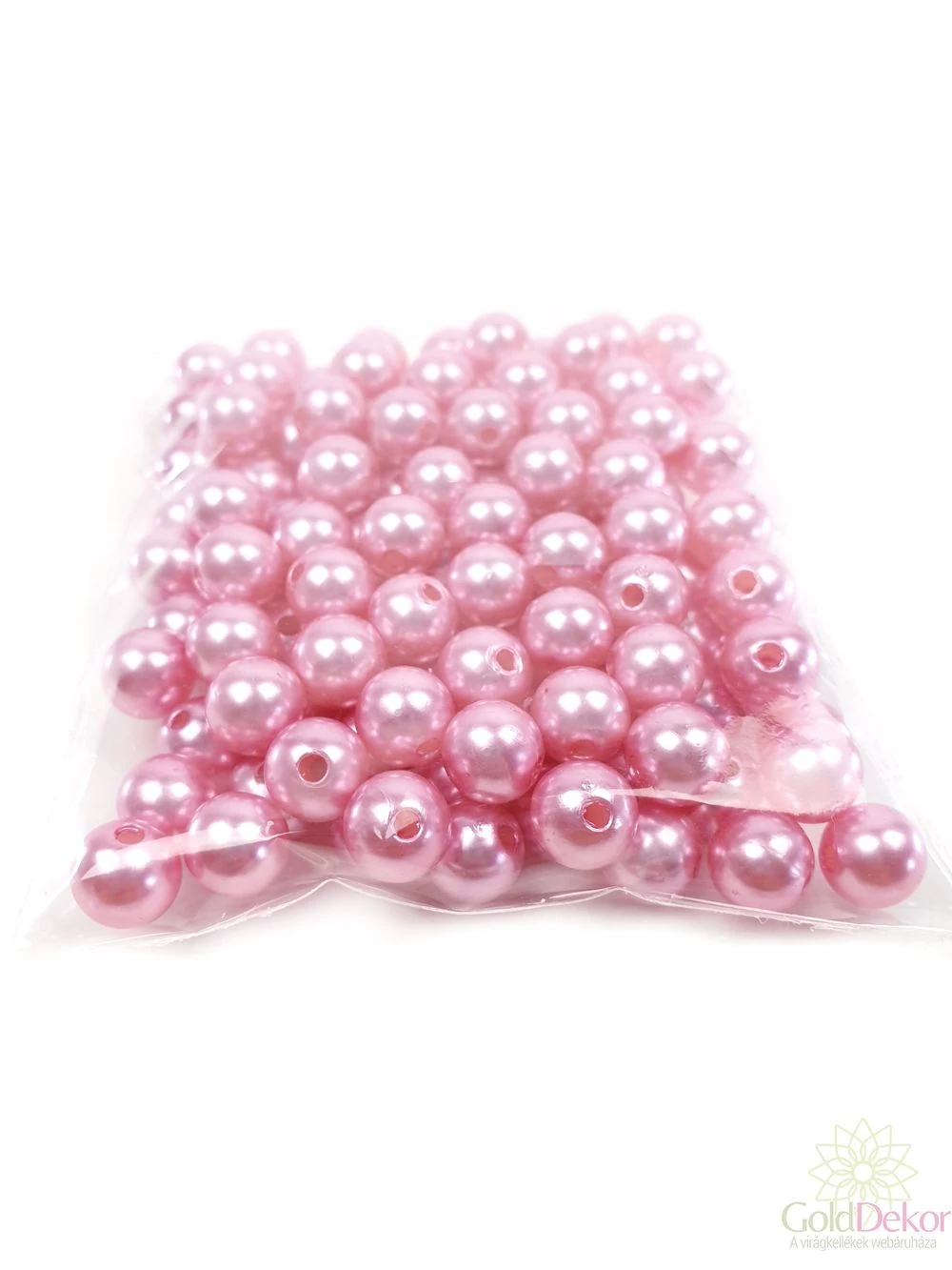 10 mm-es gyöngy - Rózsaszín