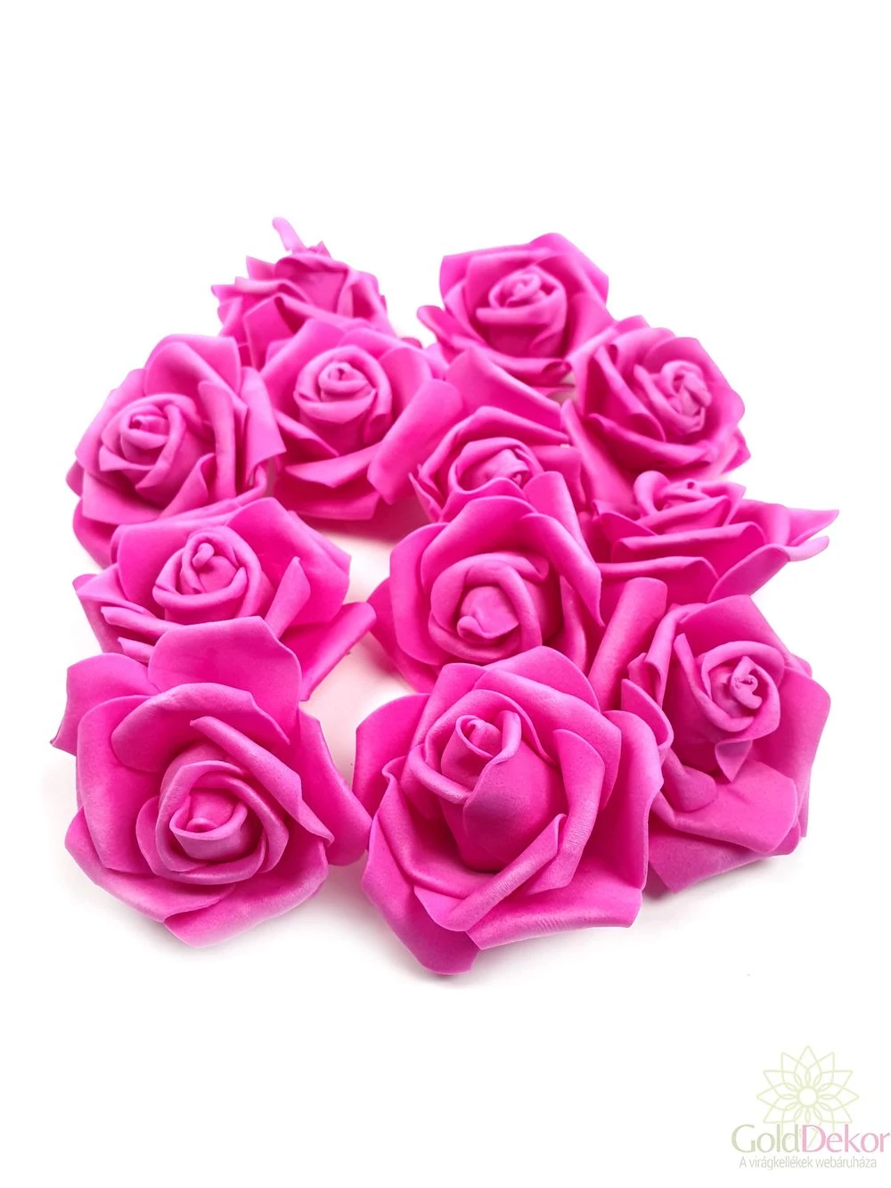 Polyfoam fejvirág 4 - Pink