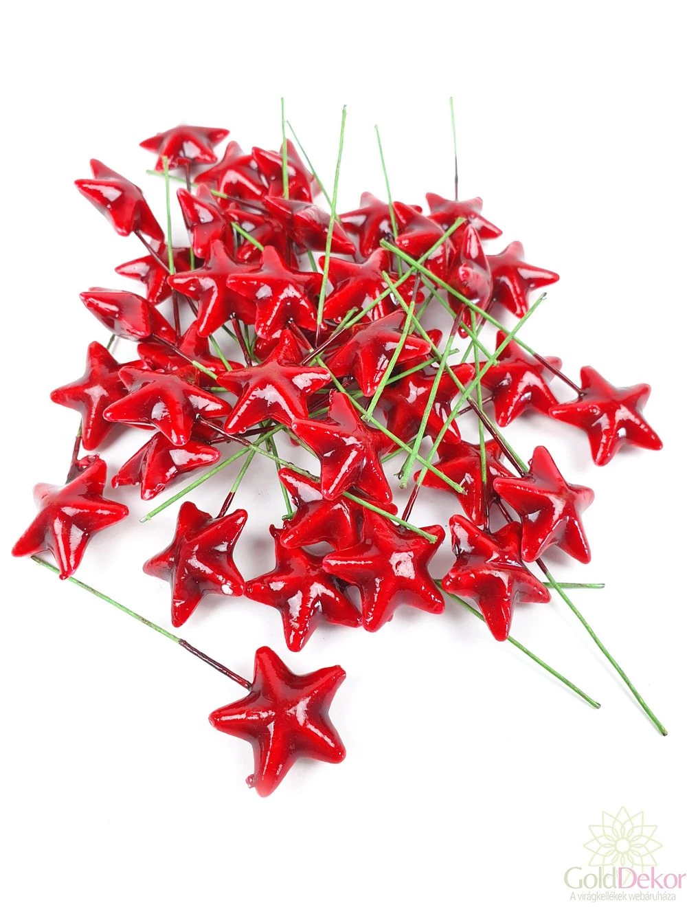 Drótos csillag - Piros
