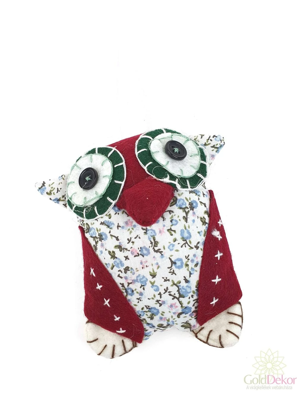 Textil bagoly figura