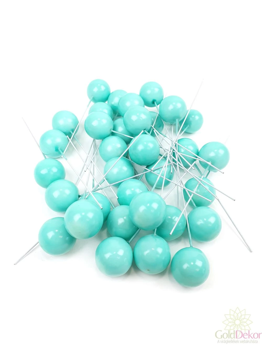 Színes drótos bogyó 2,5 cm*35 - Menta