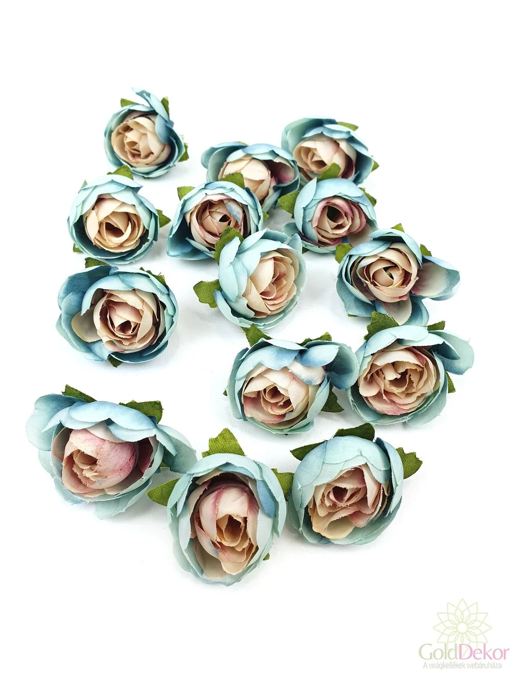 Dekor fejvirág 7 - Kék