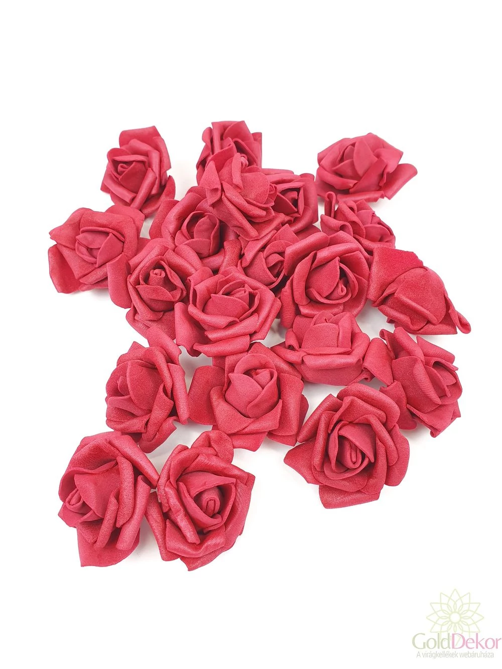 Polyfoam fejvirág 5 - Bordó