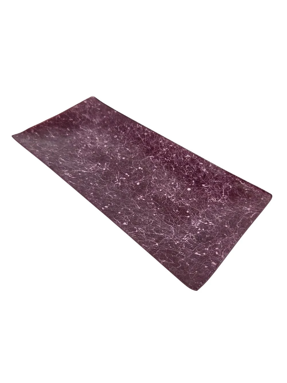 Üvegtál 12*26 cm - Mályva