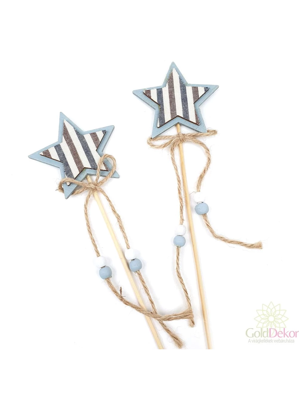 Kari betűző kék csíkos - csillag