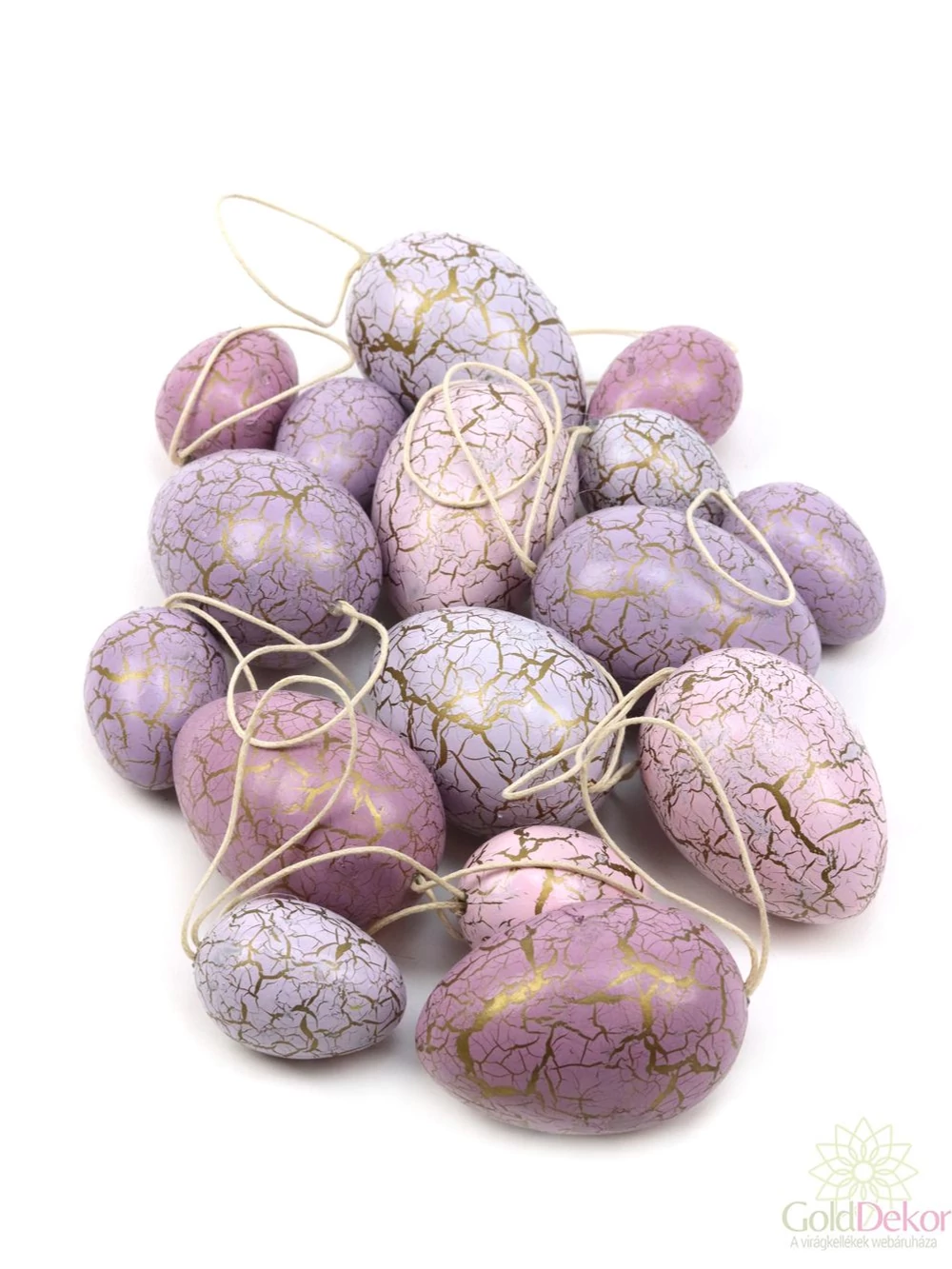 Repedezett mintás akasztós tojás szett - R