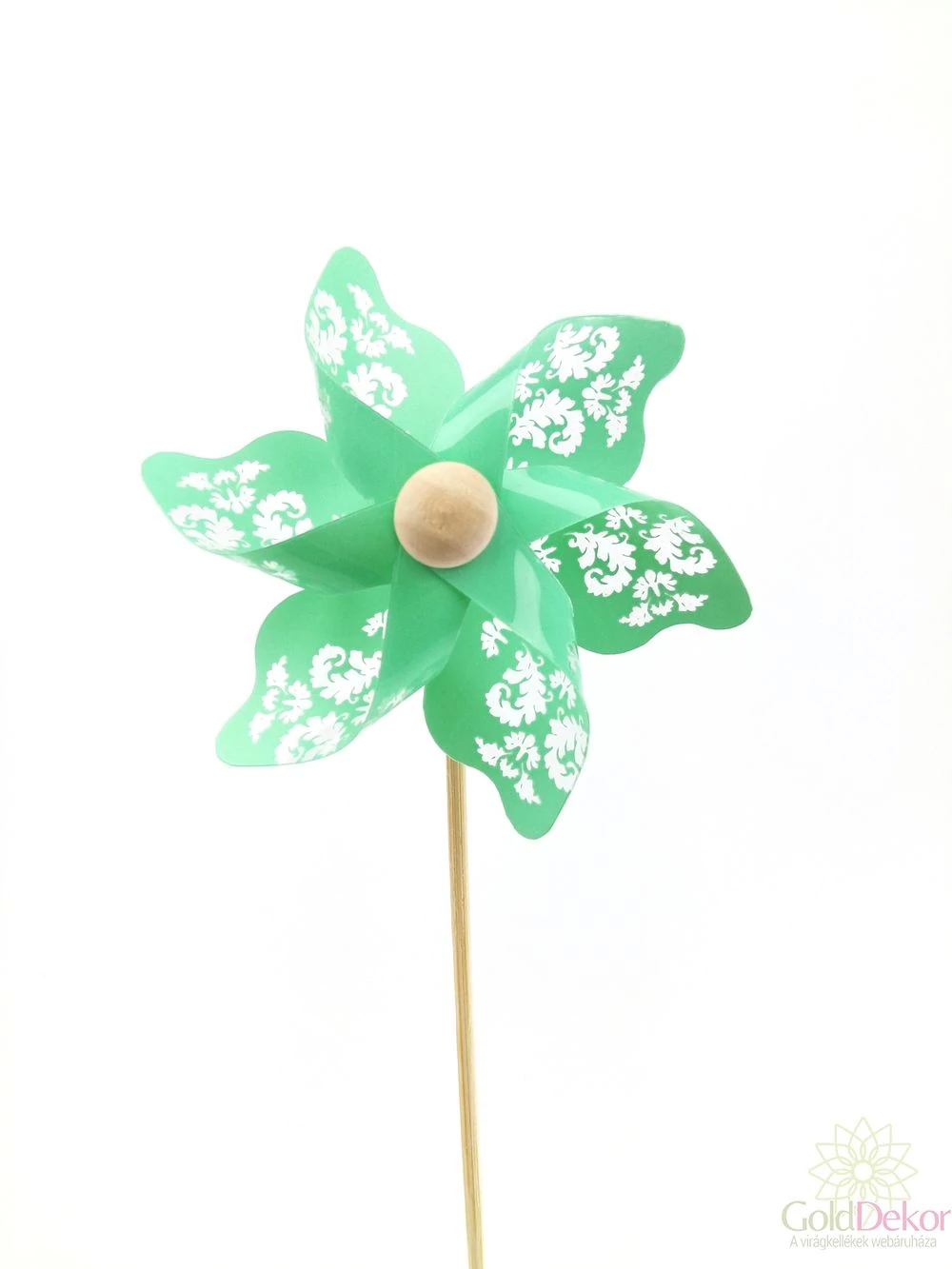 Inda mintás szélforgó - Zöld