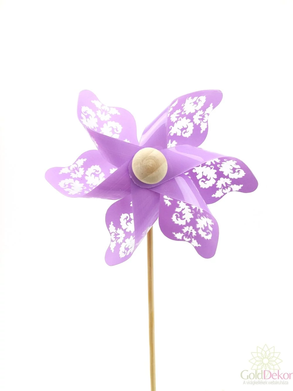 Inda mintás szélforgó - Lila