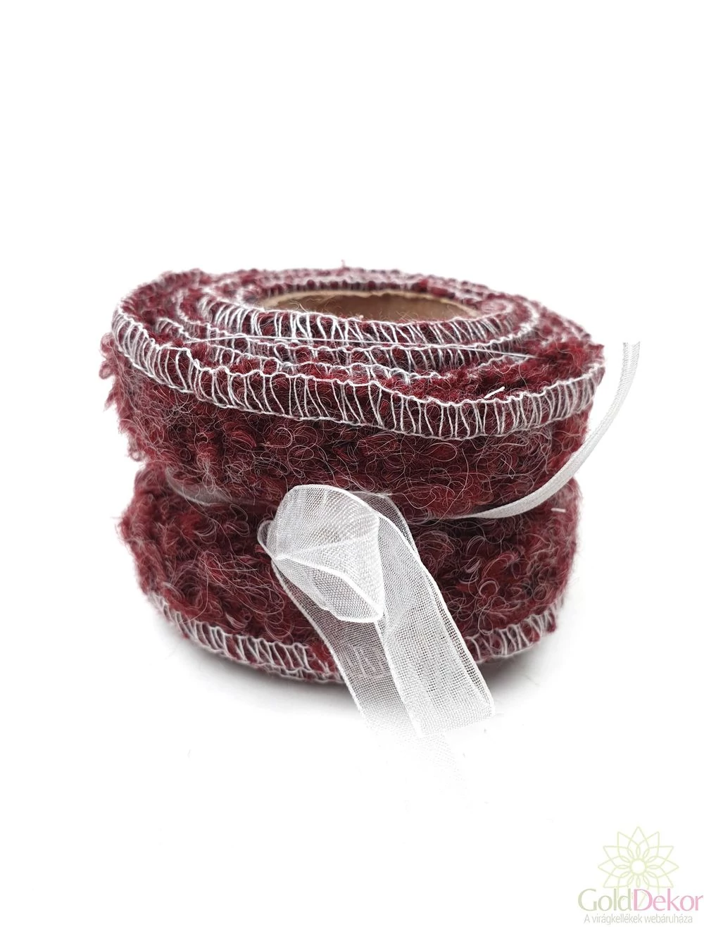 Műgyapjú szalag - Bordó