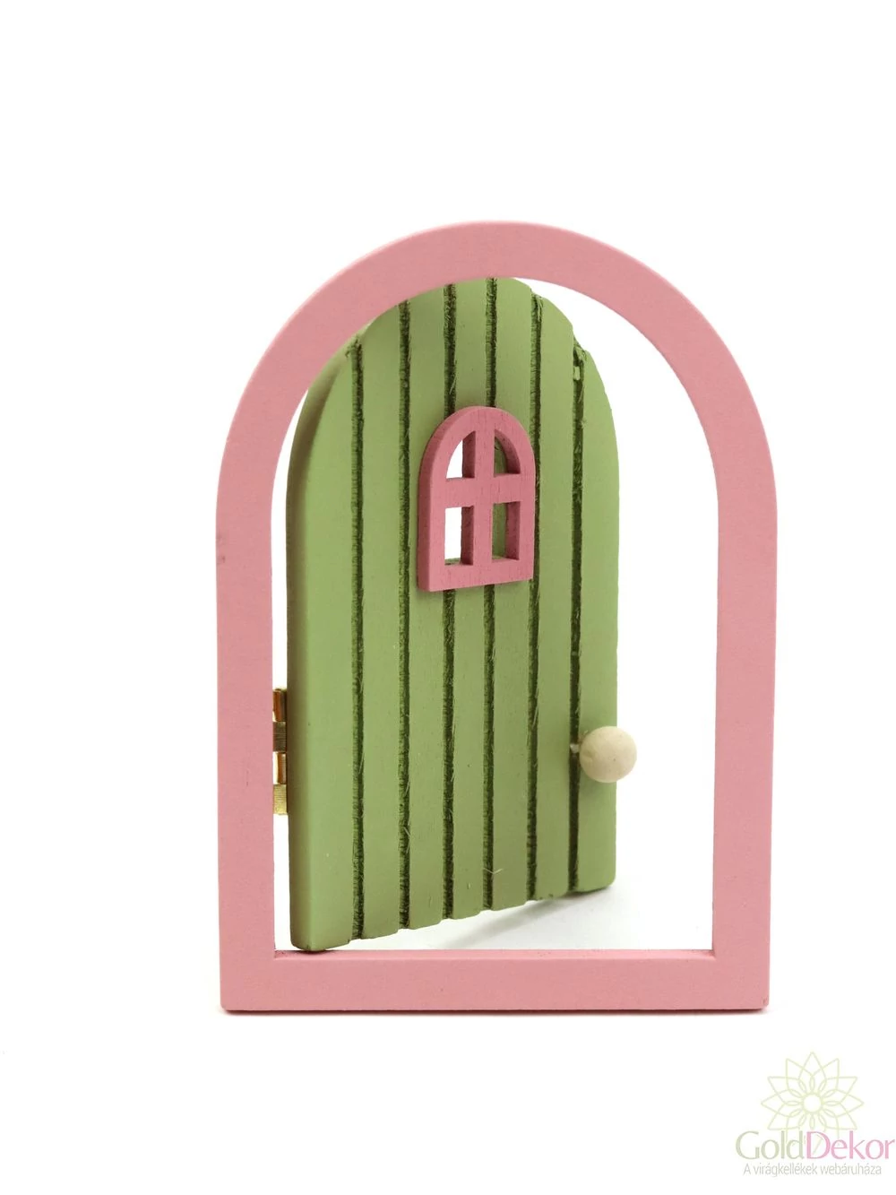 Nyitható faajtó - Zöld