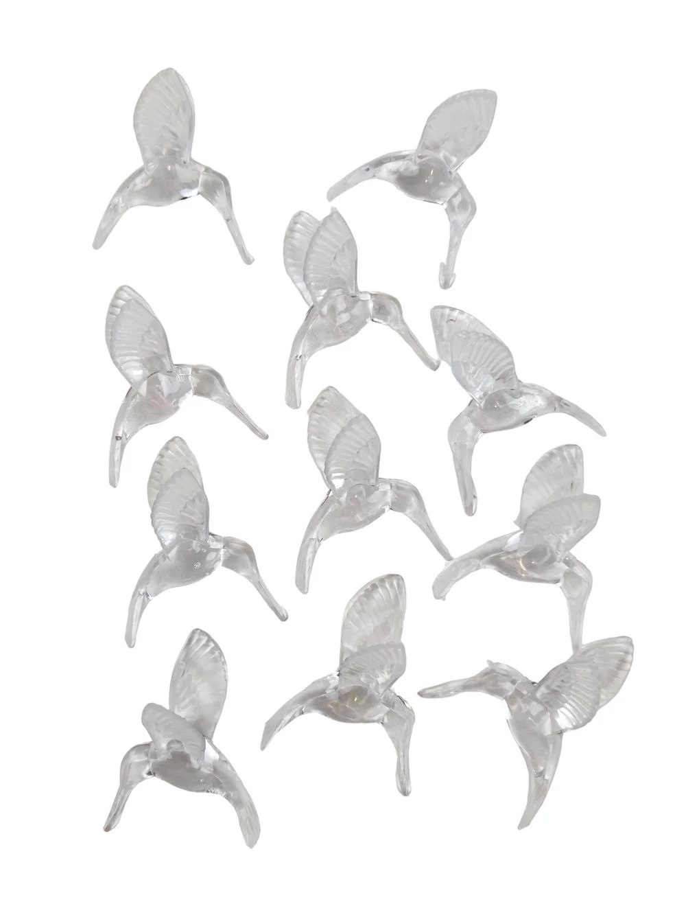 Fűzhetős akril kolibri*10