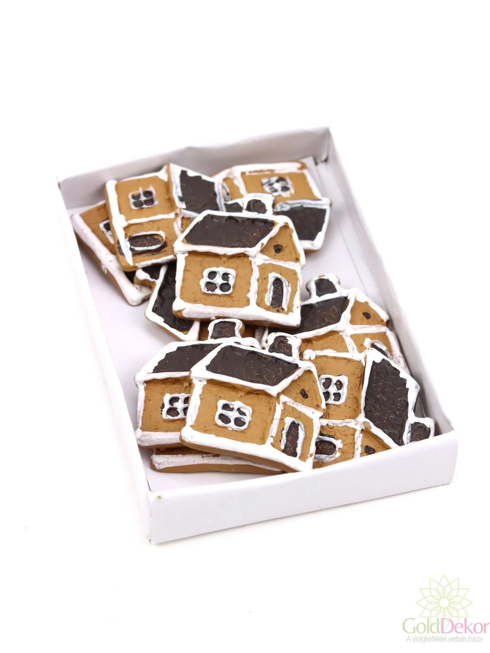 Barna tetős mézeskalács  házikó*10