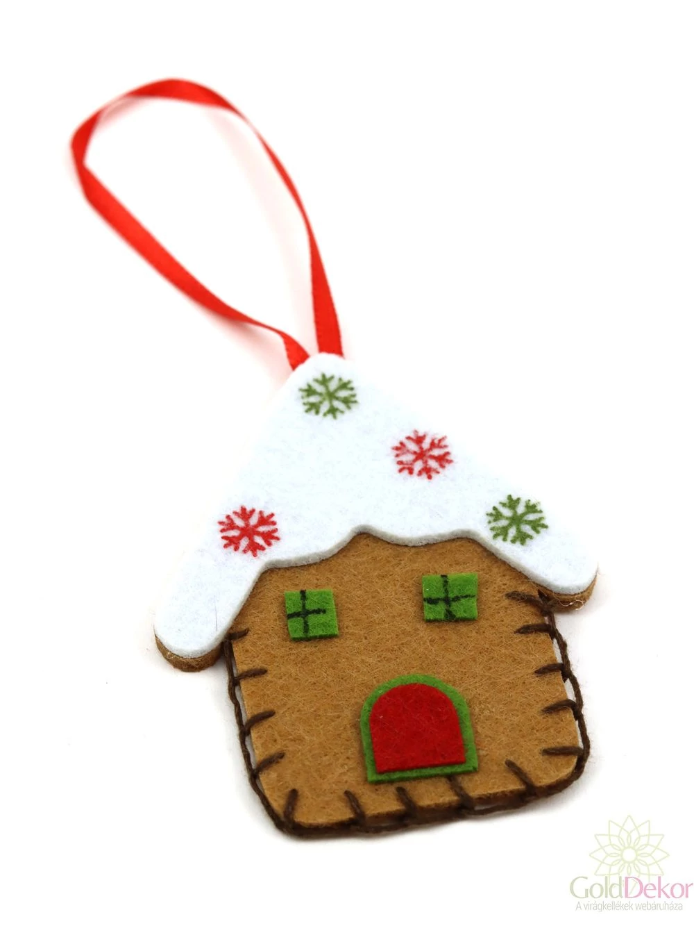 Filc mézeskalács házikó