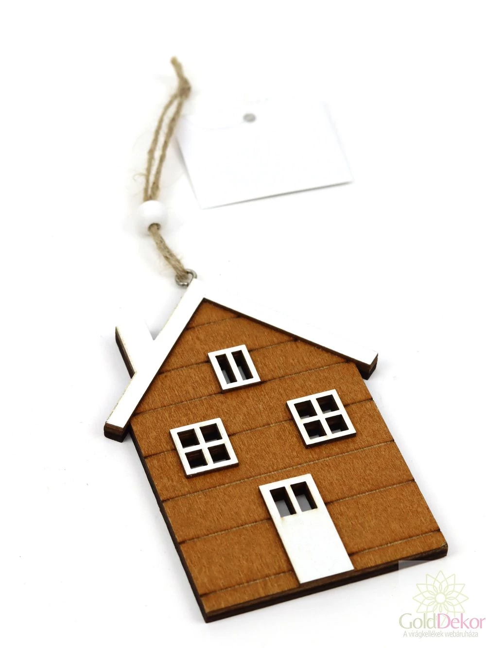 Akasztós házikó barna