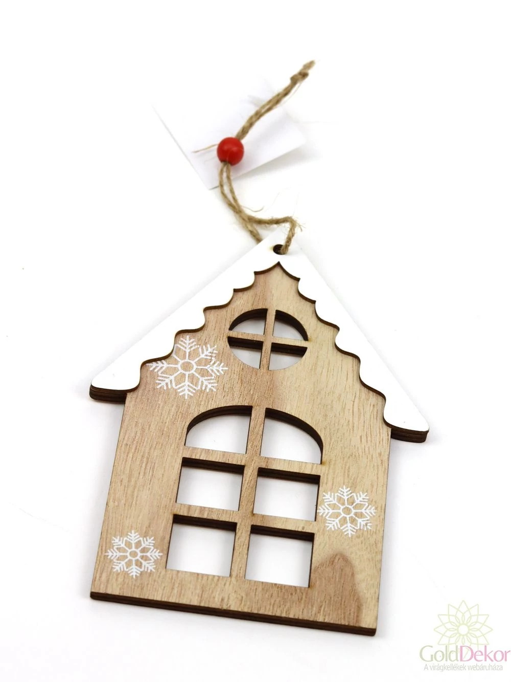 Havas tetejű házikó 15 cm