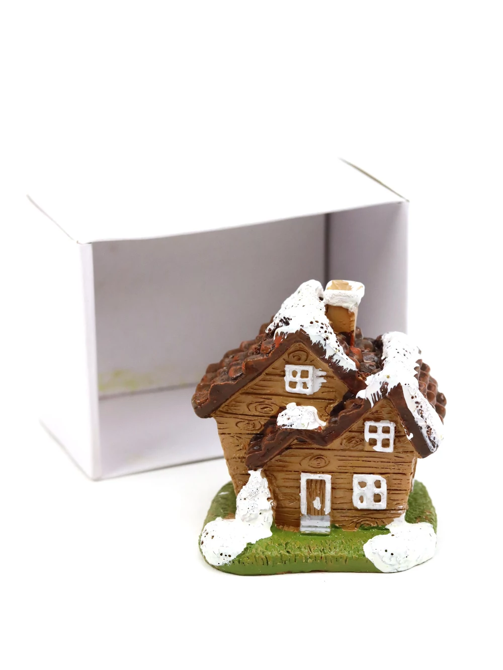 Téli farönk ház figura - Emeletes