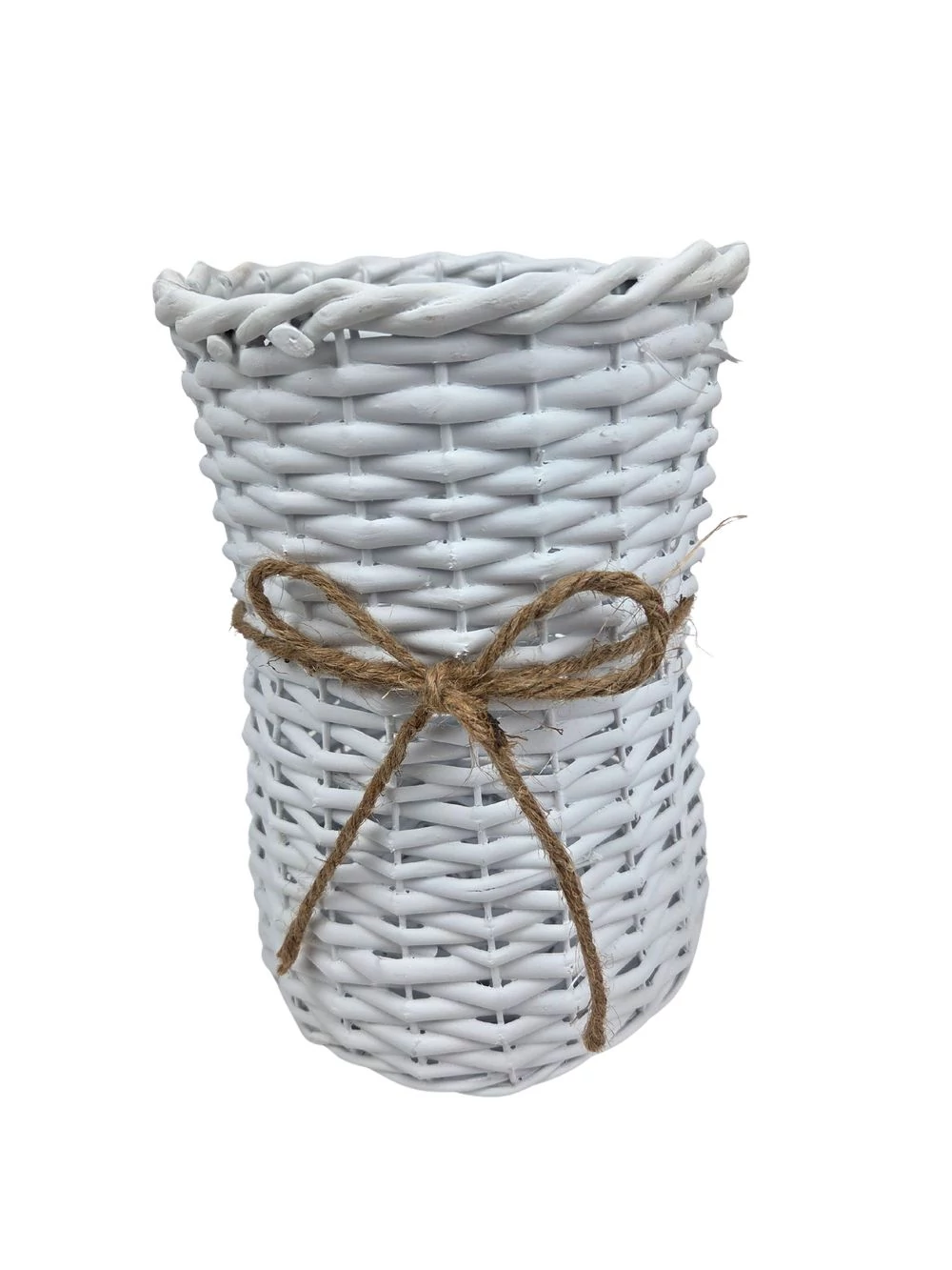 Zsinorós fehér vessző váza
