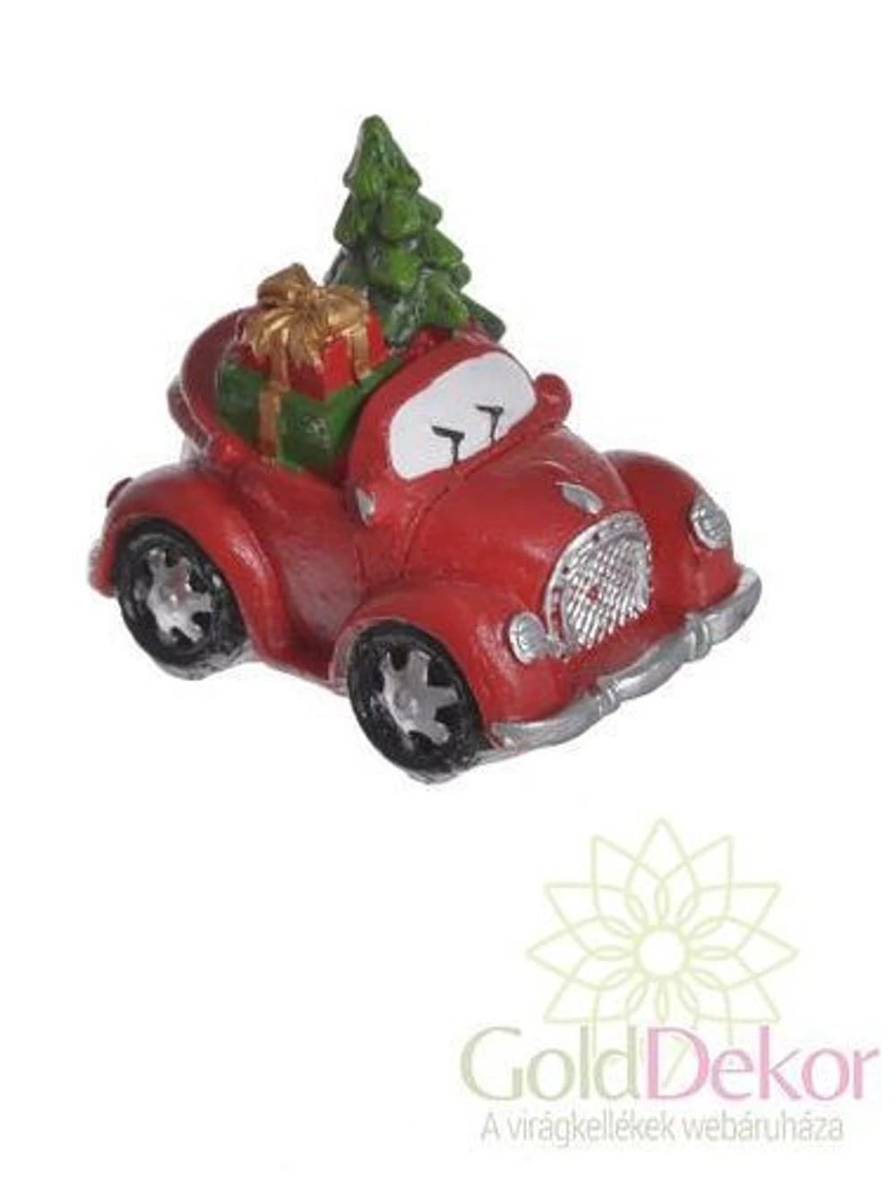 Piros autó ajándék dobozzal MIX