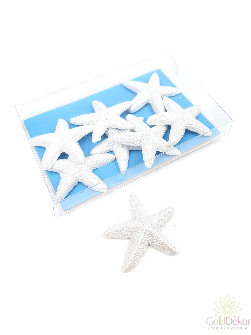 Tengeri csillag gyöngyház színű*8