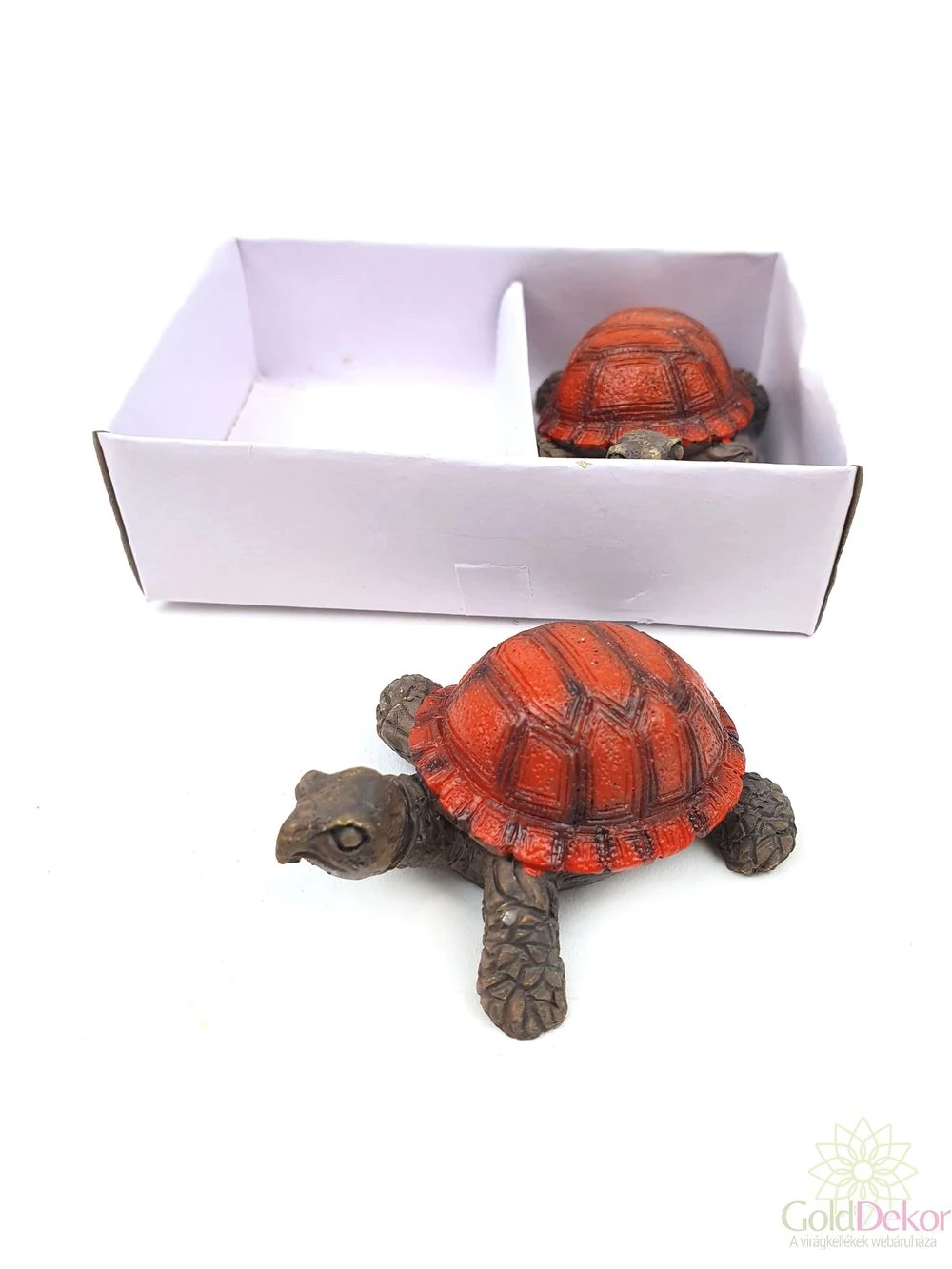 Barna páncélos teknős figura*2
