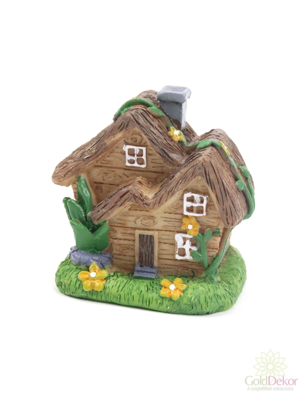 Erdei házikó figura - Barna