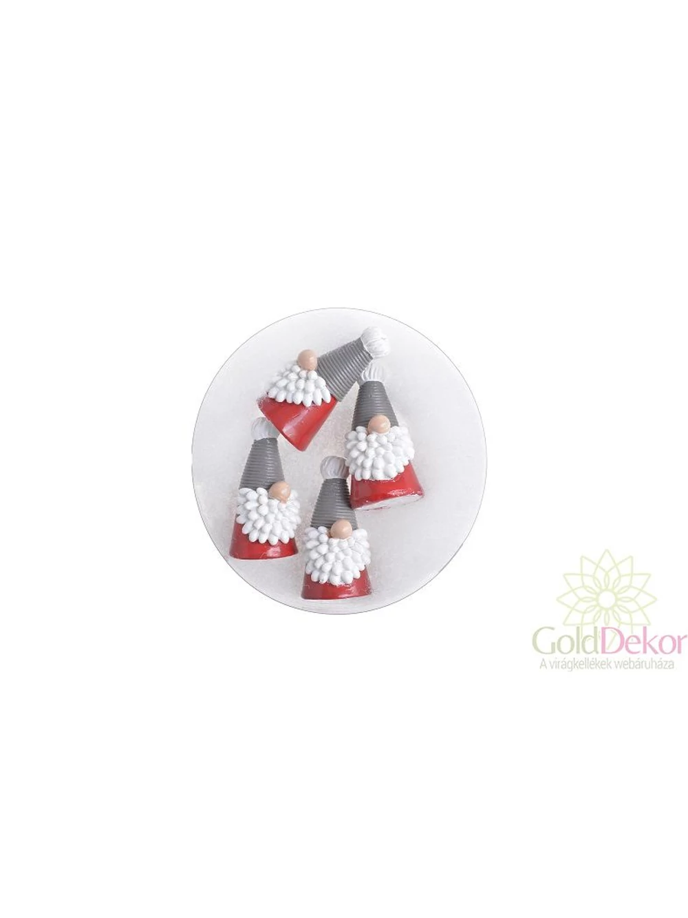 Szakálas manó figura*4