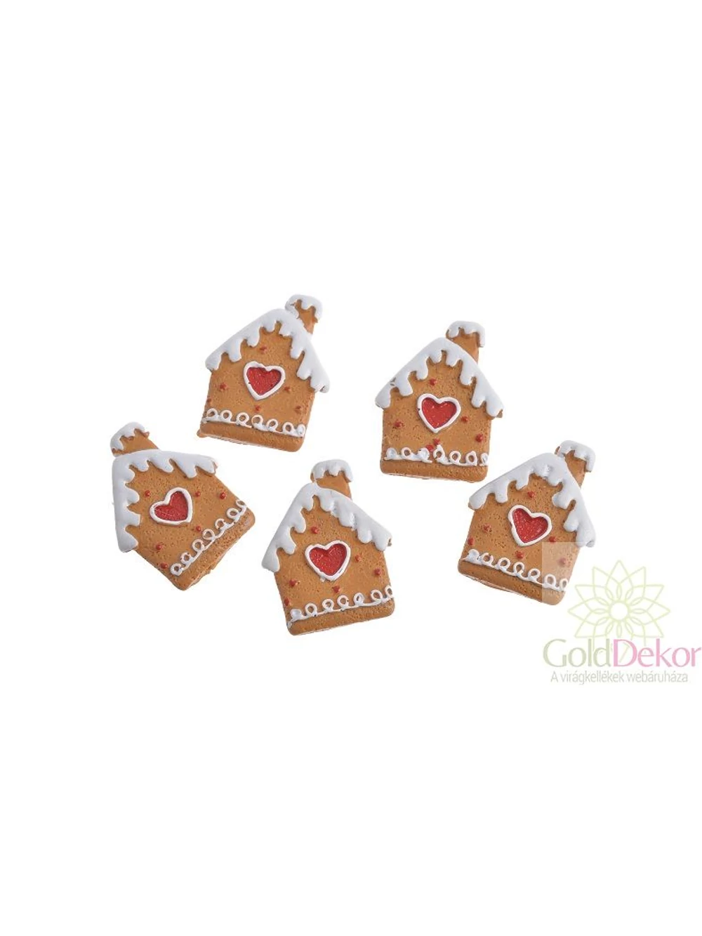 Szíves mézeskalács házikó*5