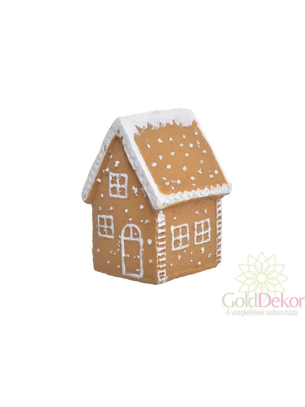 Mézeskalács havas házikó
