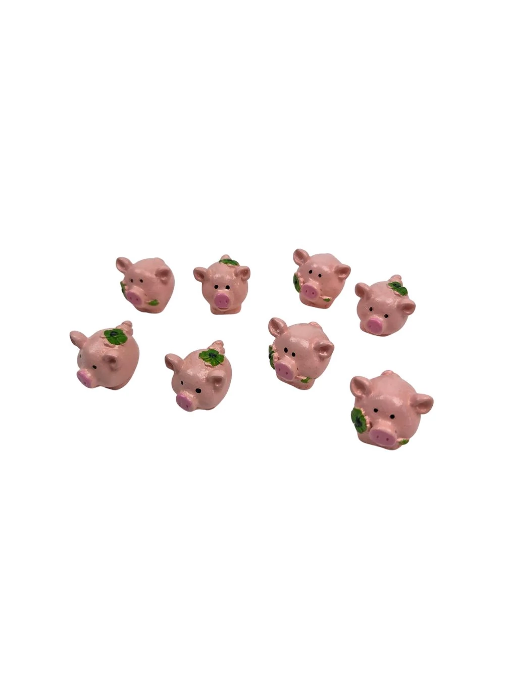 Szerencsehozó malacka figurák*8