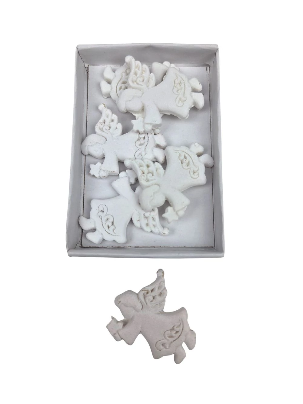 Öntapi fehér angyalok csillaggal*6