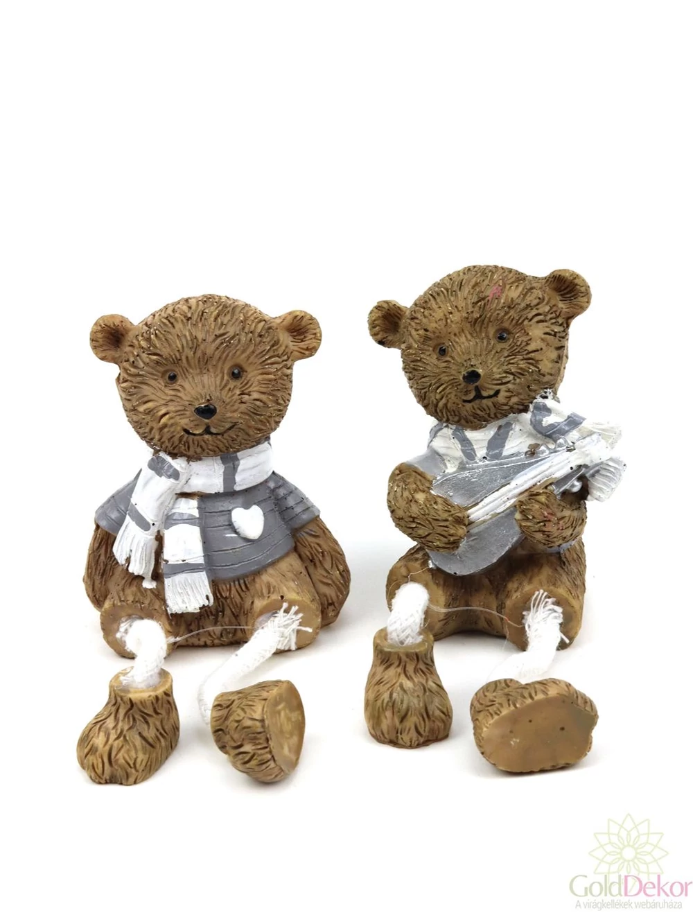 Lógólábú téli maci figura - Barna