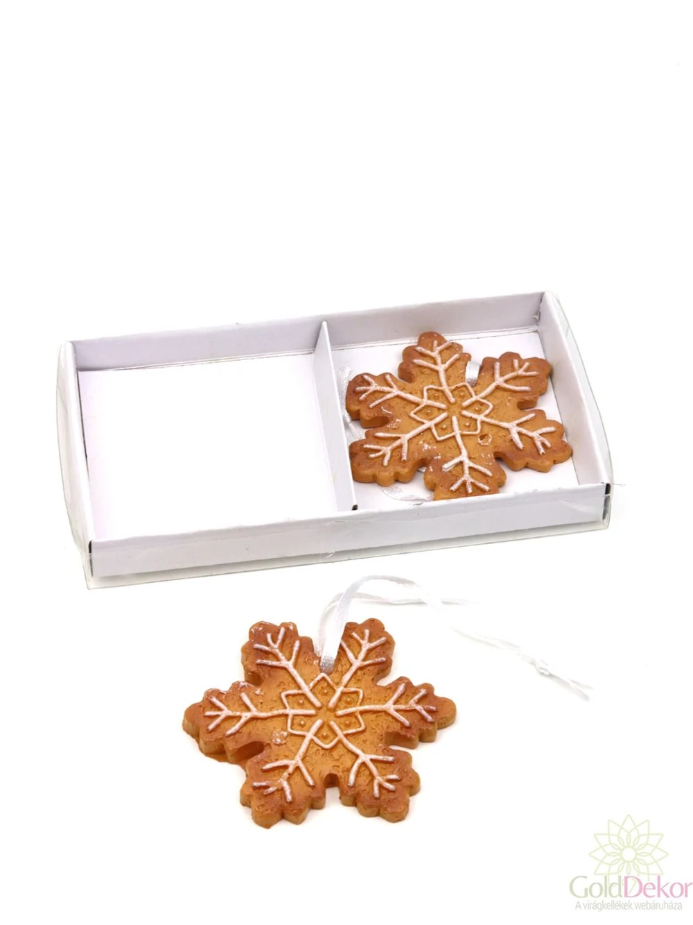 Mézeskalács hópihe pár*2